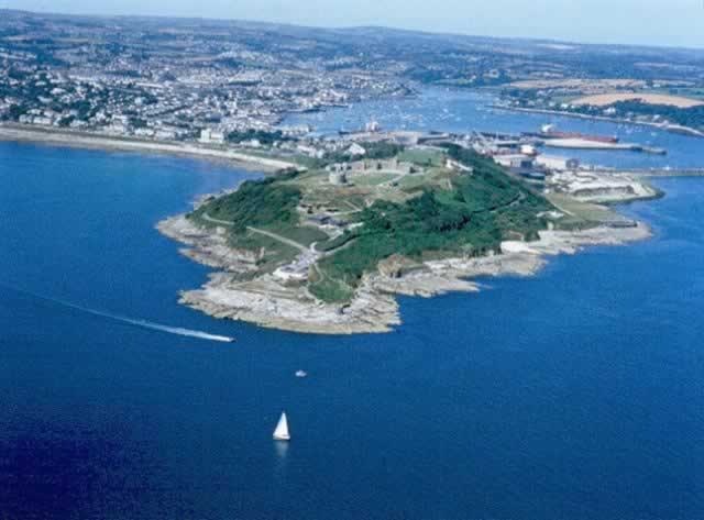 Aerial view, Falmouth, Cornwall