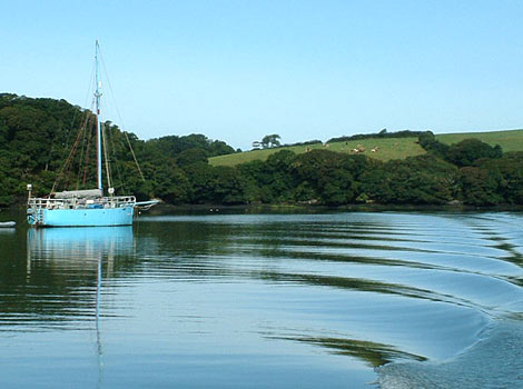 The Fal Estuary, Falmouth, Cornwall